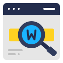 Keyword Research - Single icon